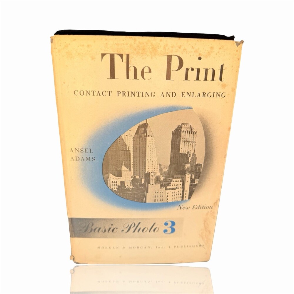 Ansel Adams The Print Contact Printing and Enlarging Hardcover w/ Dust